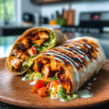 Chipotle Ranch Grilled Chicken Burrito