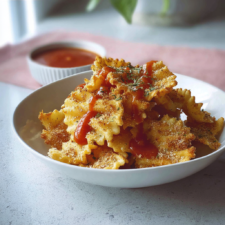 Crispy Pasta Chips as a Perfect Appetizer