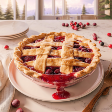 Delightful Cranberry Pie