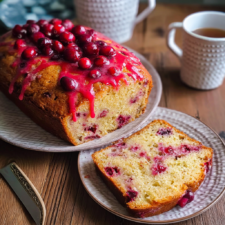 Irresistible Fresh Cranberry Tea Cake