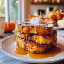 Irresistible Friendsgiving Pumpkin-Spiced French Toast