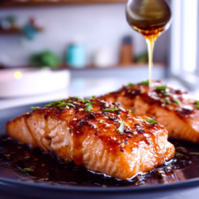 Irresistible Honey Garlic Glazed Salmon