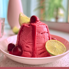 Cherry Limeade Sorbet