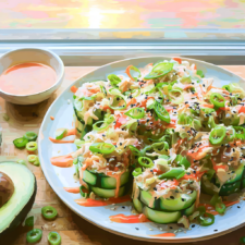 California Roll Cucumber Salad