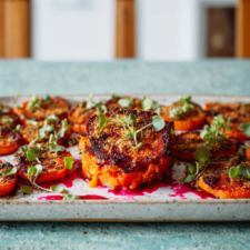 Crispy Smashed Carrots