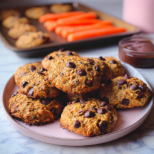 Healthy Carrot Chocolate Chip Cookies