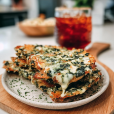Mediterranean Spinach and Feta Crisps