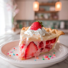 Strawberry Pop Tart Pie