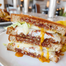 Viral Grinder Grilled Cheese Sandwich
