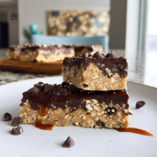 Healthy No Bake Cookie Dough Bars