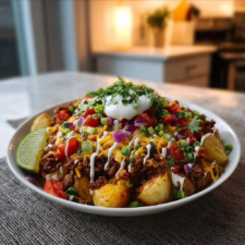 Loaded Potato Taco Bowl